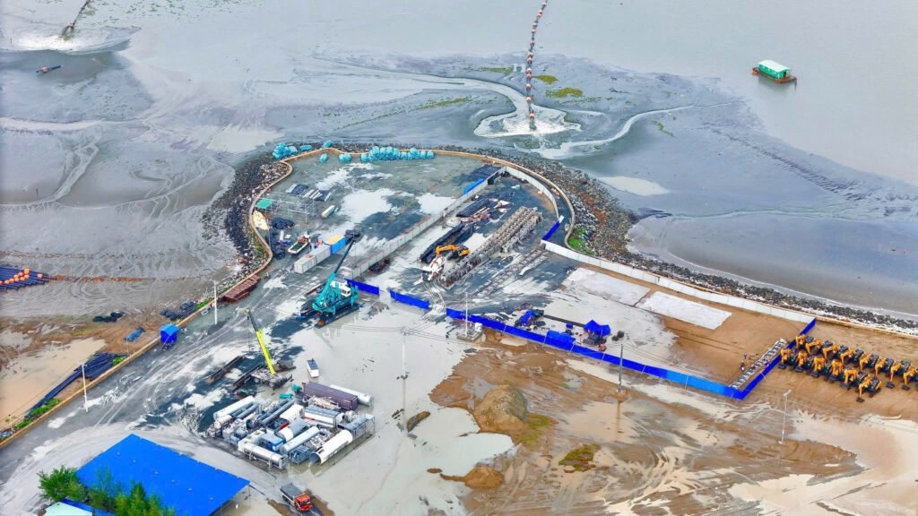 Hình ảnh tiến độ thi công vinhomes green paradise cần giờ mới nhất